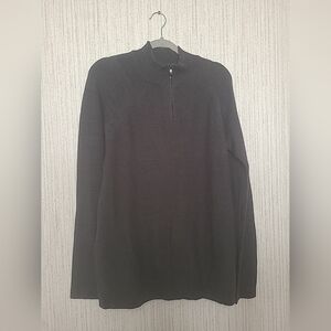 NWT Flag And Anthem Size Medium Dark Gray Quarter Zip Sweater #2